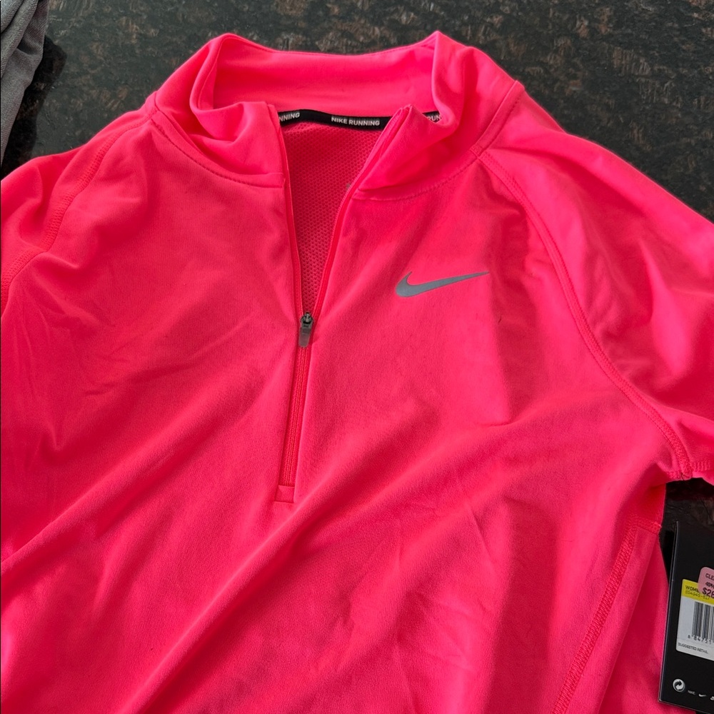 Nike Neon Pink Athletic Pullover